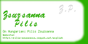 zsuzsanna pilis business card